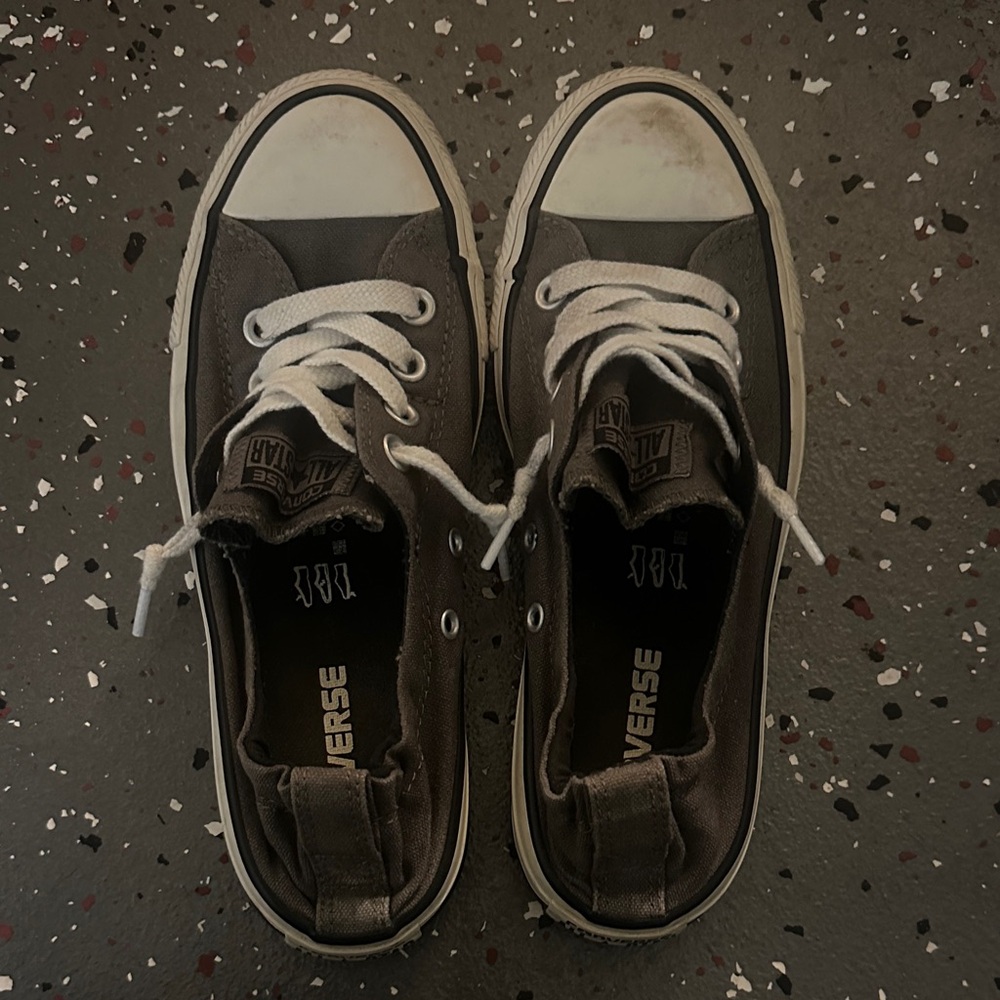 Converse Charcoal Low-Top Sneakers